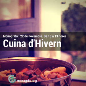 Monogràfic Cuina d'hivern a l'Espai Maragda